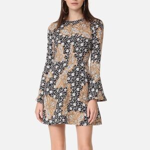 A.L.C. Trixie Floral Long Sleeve Mini Dress Size 4